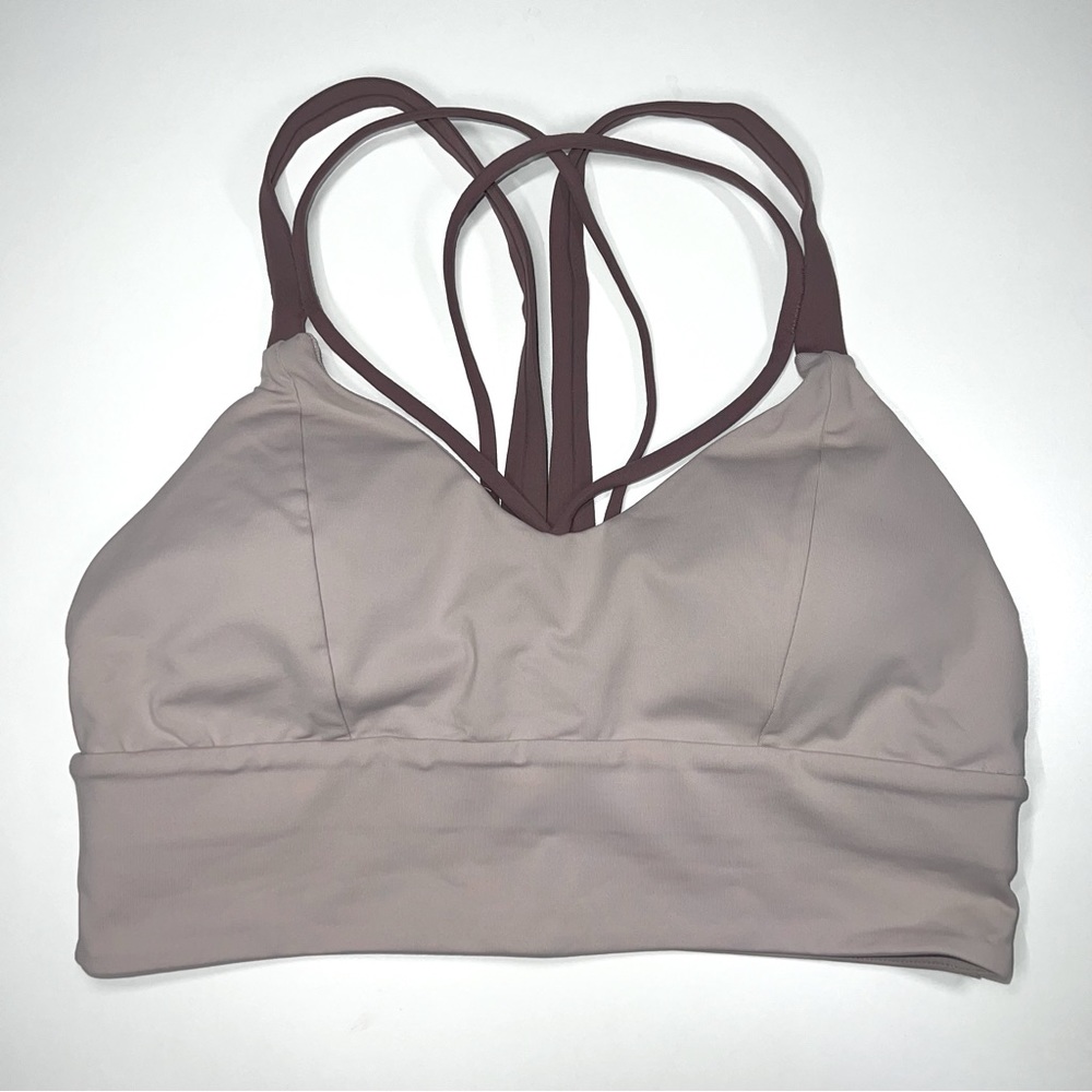 Lululemon NWOT Pushing Limits Bra Smoke Blush